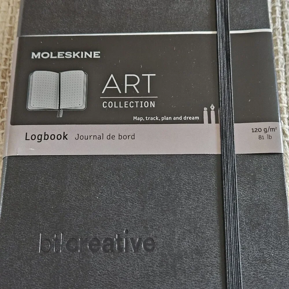 Moleskine Log Book, Dotted, Journal, 5x8.25